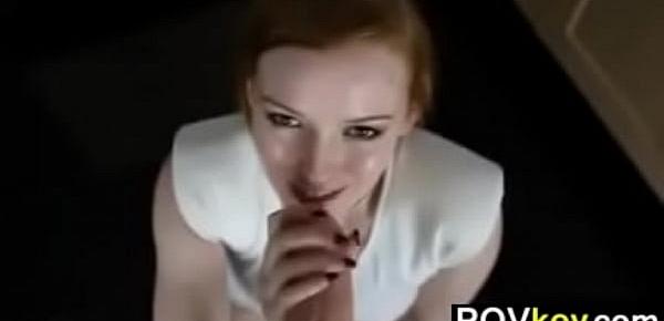  Redhead Real Estate Agent Sucking Cock